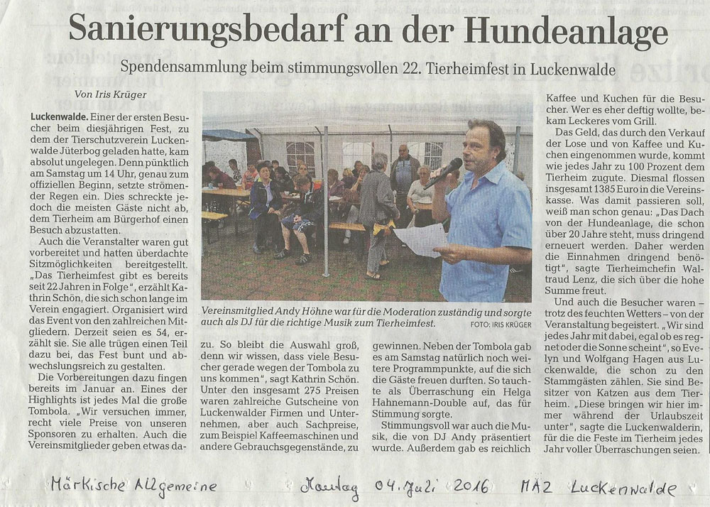 Sommerfest 2016